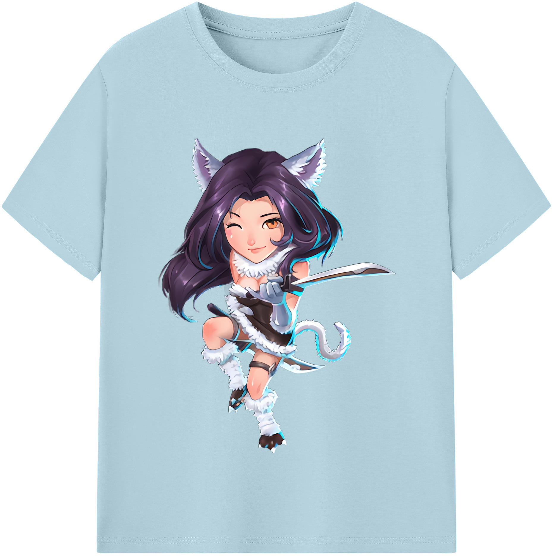 リーグ・オブ・レジェンド League of Legends LOL 綿100％半袖Tシャツ（フロントプリント）